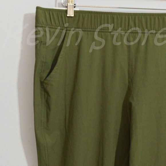 Eddie Bauer ladies GREEN Departure Ankle Pants - Picture 3 of 13